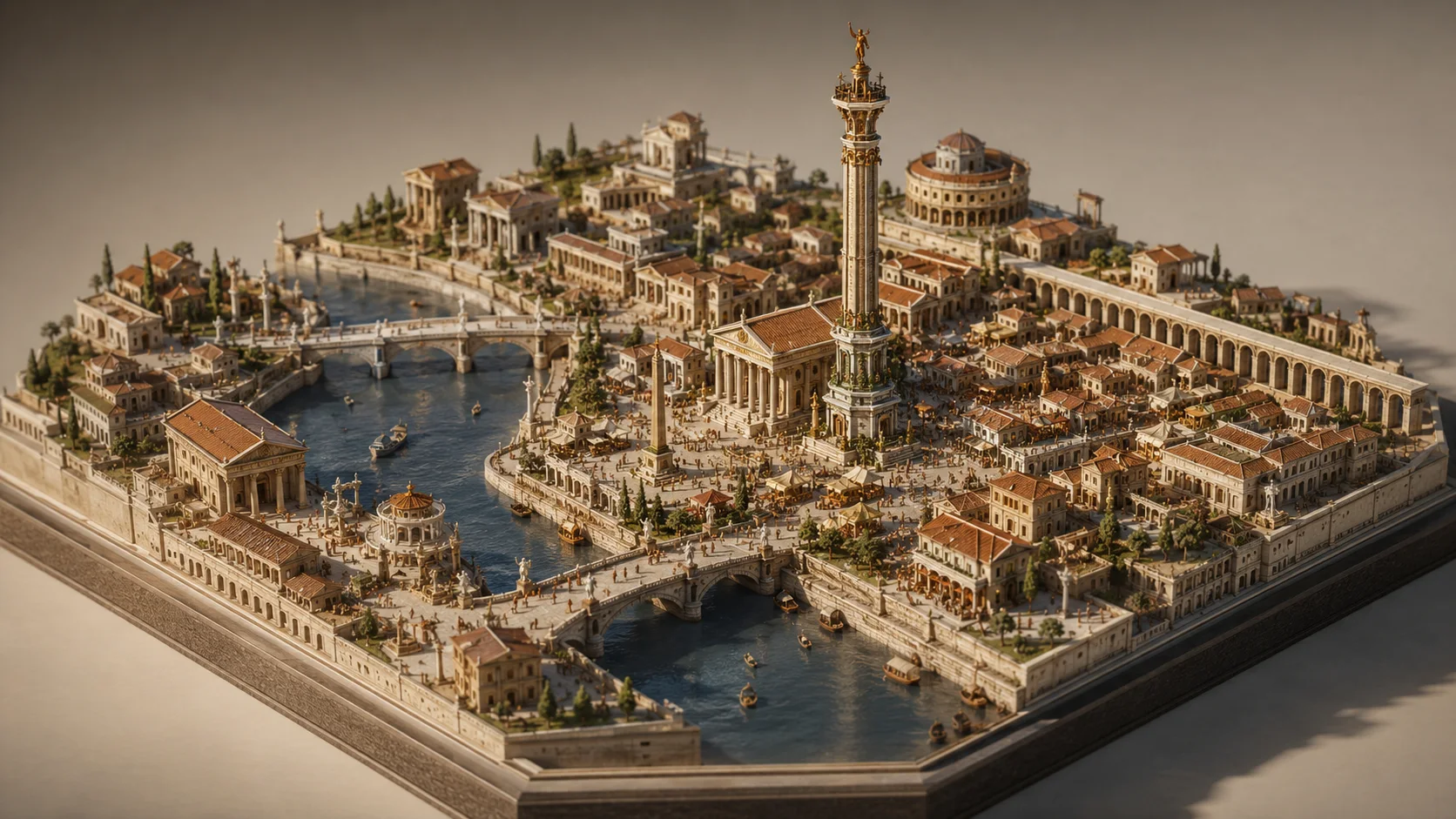 Miniature Era City Model