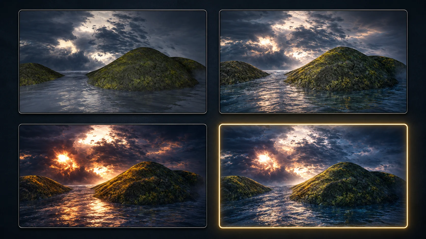 Generate several controlled variations, then choose the version that improves the image without replacing its identity. Generate several controlled variations, then choose the version that improves the image without replacing its identity.