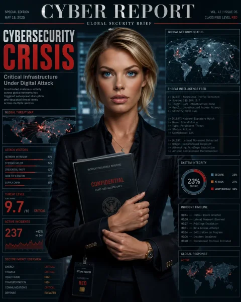 Variation preview image for Cybersecurity Crisis Portrait