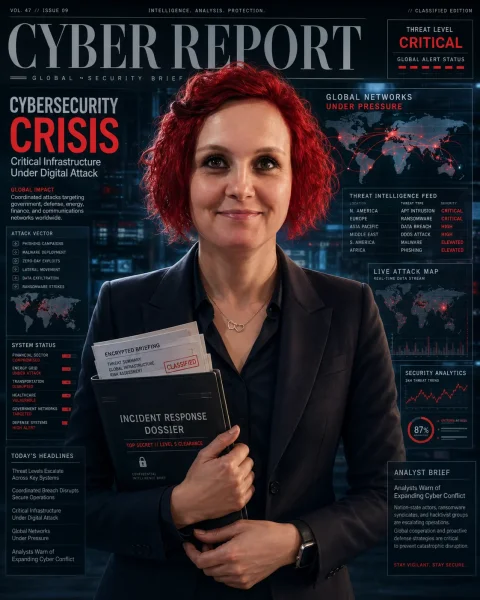 Variation preview image for Cybersecurity Crisis Portrait