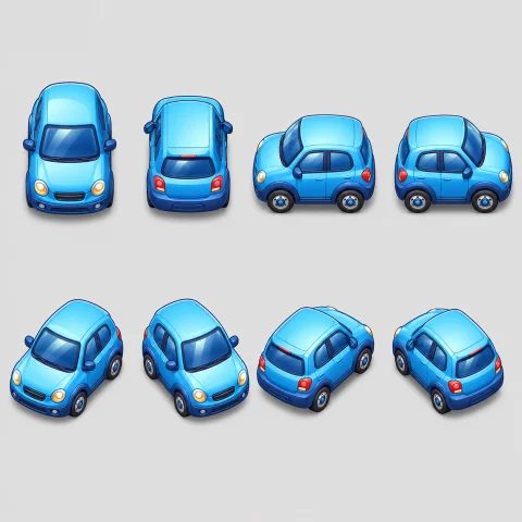 Variation preview image for Puzzle Car Sprite Sheet