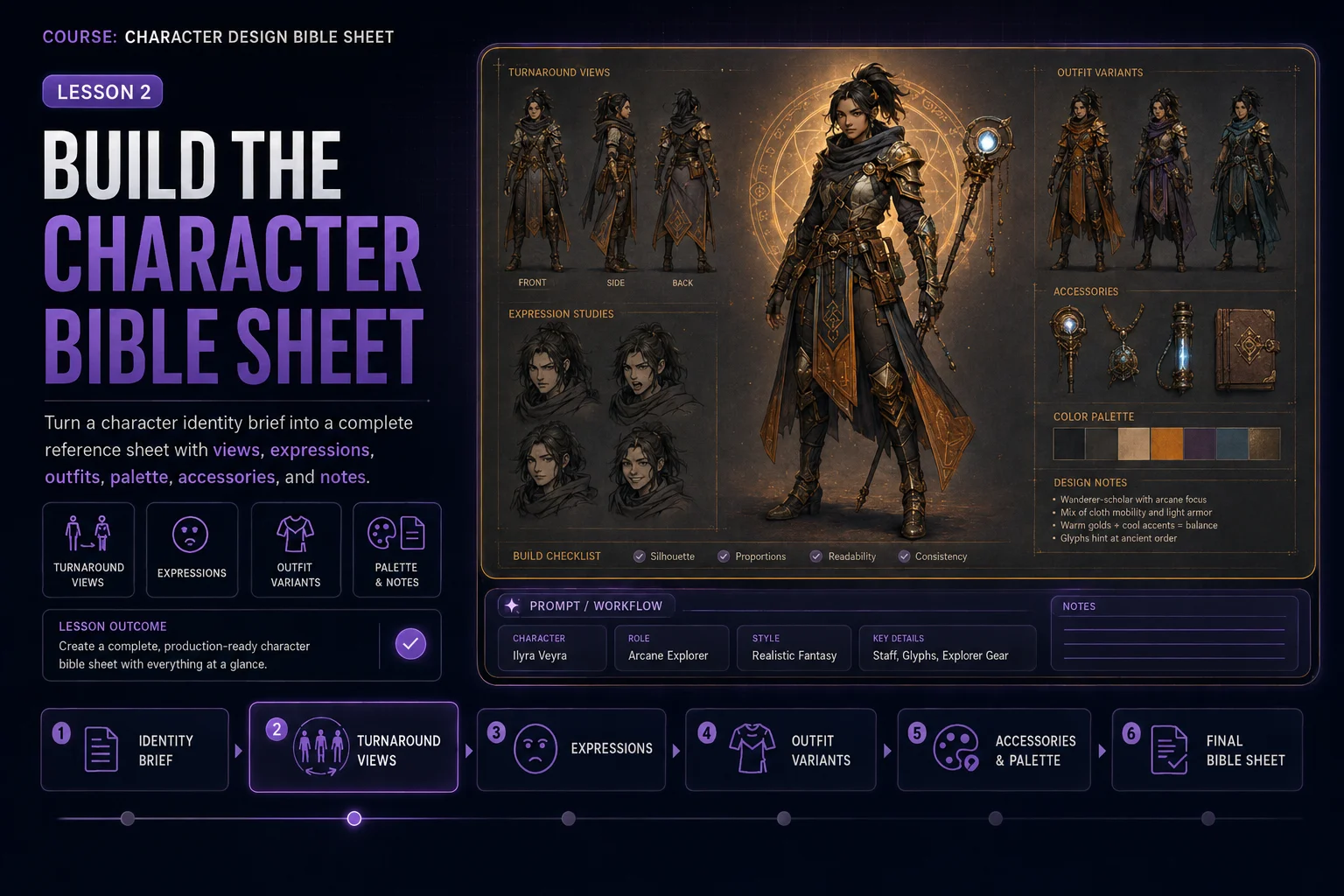 Build the Character Bible Sheet article cover