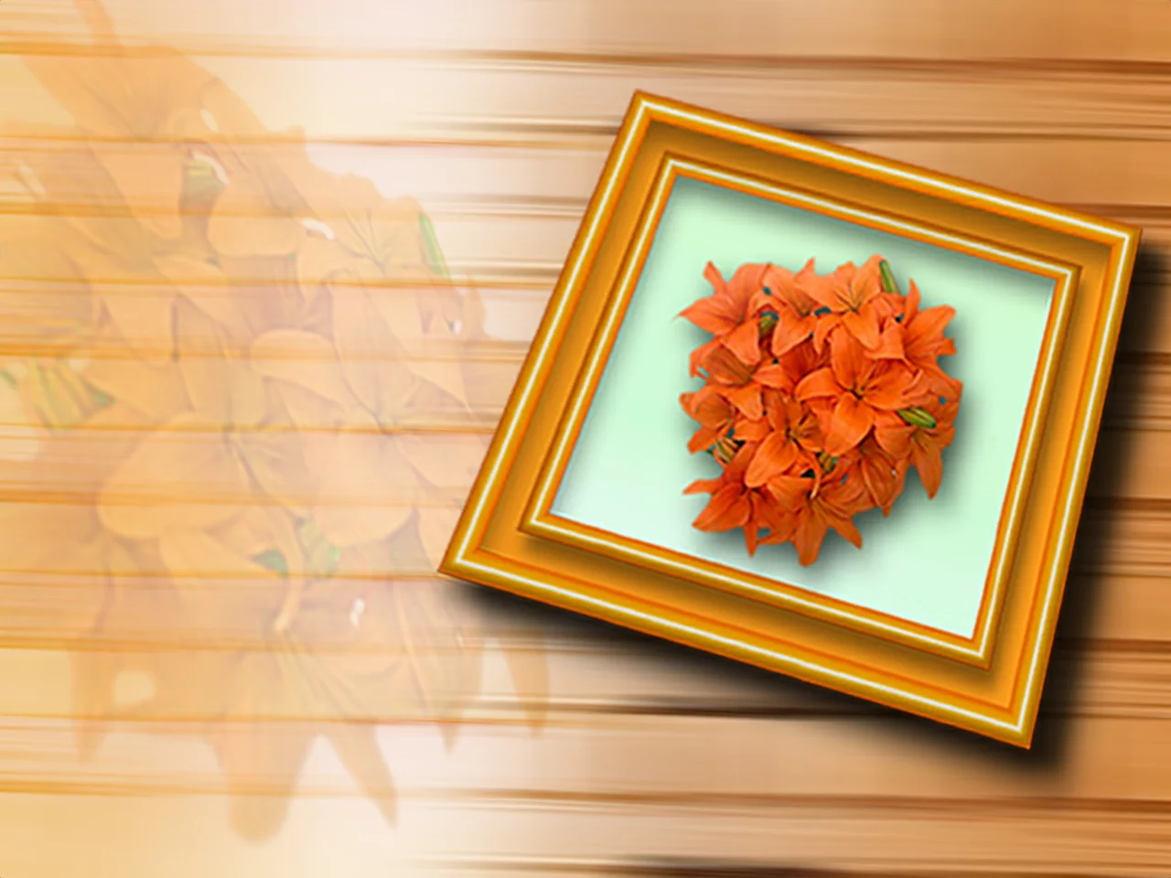 flower frame !!