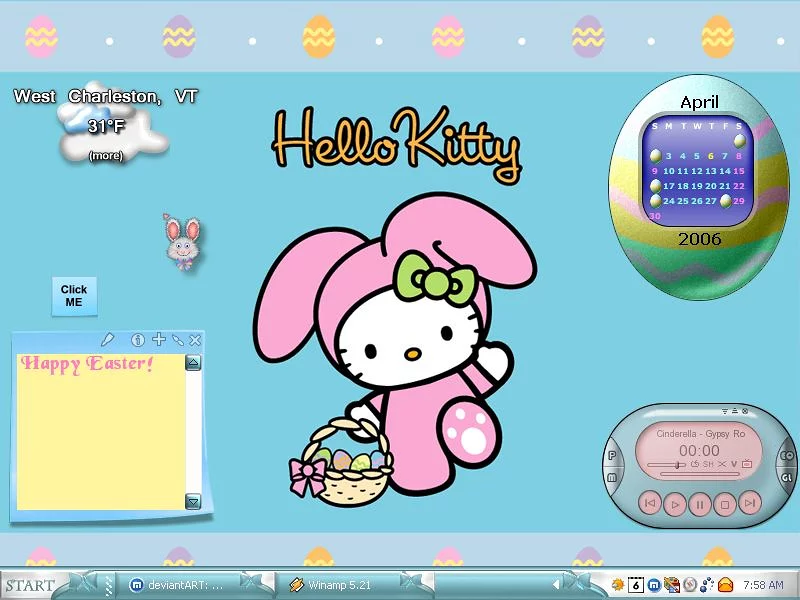 Easter Kitty Bunny