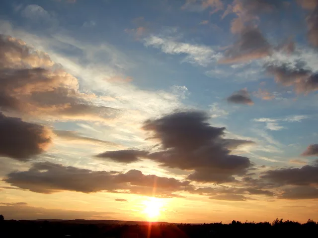 Sunset in England
