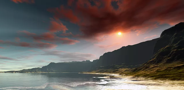 Along the coast