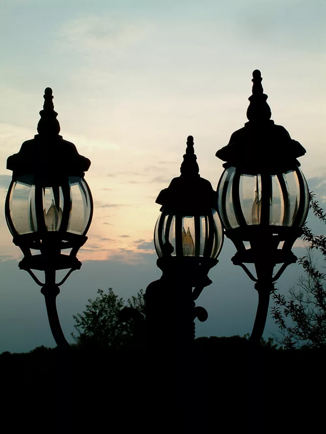 Lamp & Sunset
