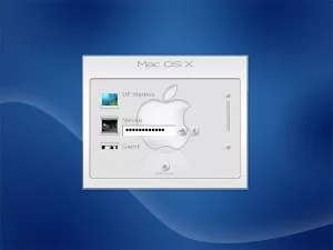 Mac OS Blue Logon