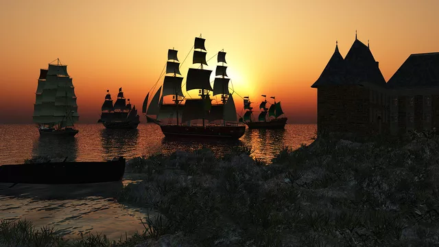 Sail off into the sunset