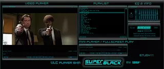 SUPER BLACK VLC Skin