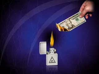 Burn The Money