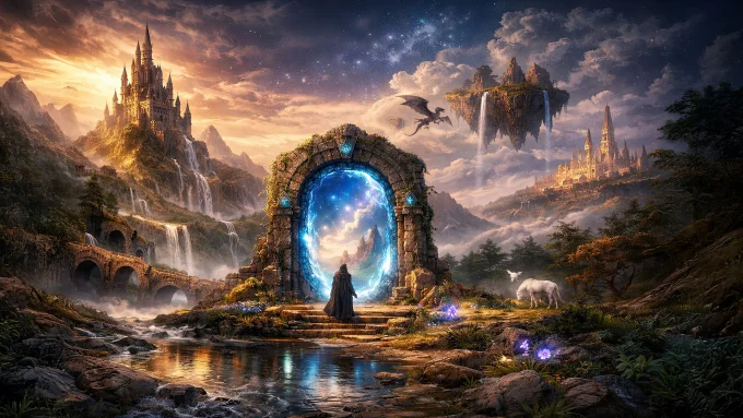 Portal to the Celestial Kingdom of Fantasy Realms