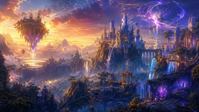 Sunfire Citadel of the Fantasy Realm