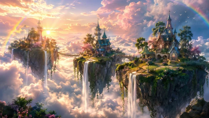 Skyborne Enchanted Isles of Fantasy Realms