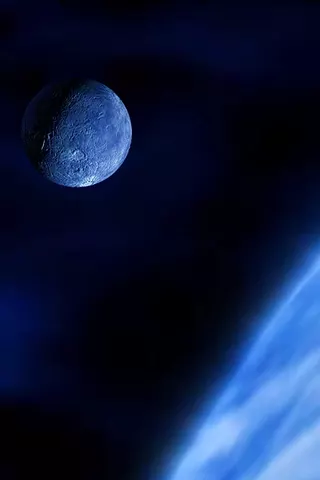 Blue Moon iPhone