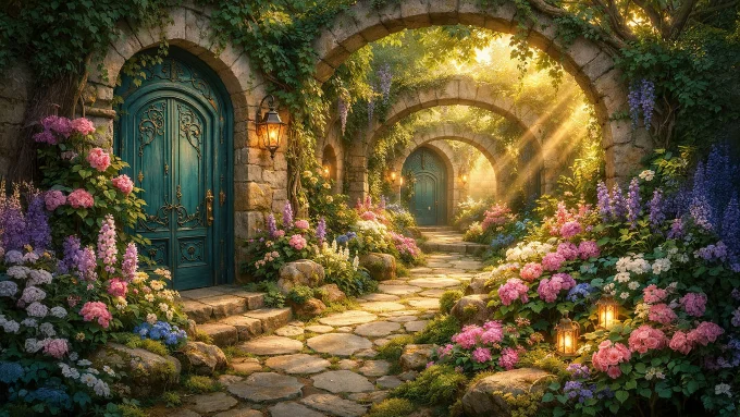 Enchanted Garden Passage of Fantasy Realms