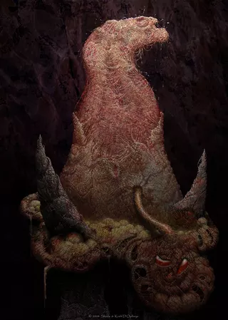 The alien´s birth