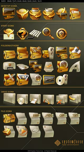 System Force Japan Icon Pack