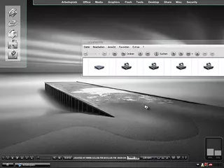 black-white and glass