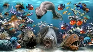 Sea Creature Bad Boys Screensaver