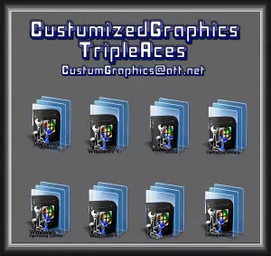 Win7 System Blues Icons 