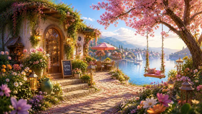 Spring Vibes Lakeside Garden