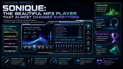 Sonique: The Beautiful MP3 Player That Almost Changed Everything