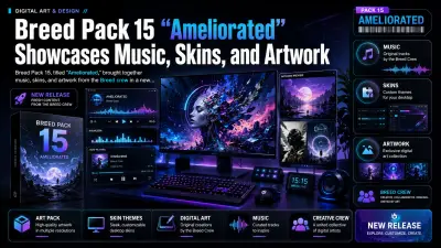 Breed Pack 15 “Ameliorated” Showcases Music, Skins, and Artwork
