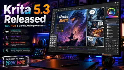 Krita 5.3 Released with Major Creative Tool Improvements