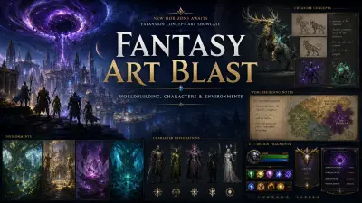 World of Warcraft: Midnight Art Blast Showcases New Fantasy Game Art