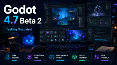 Godot 4.7 Beta 2 Released for Testing