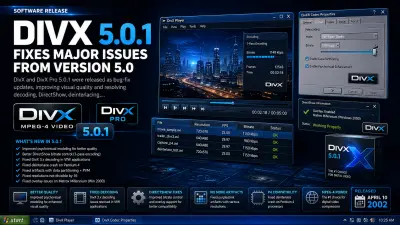 DivX 5.0.1 Fixes Major Issues from Version 5.0