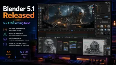 Blender 5.1 Released, 5.2 LTS Coming Next